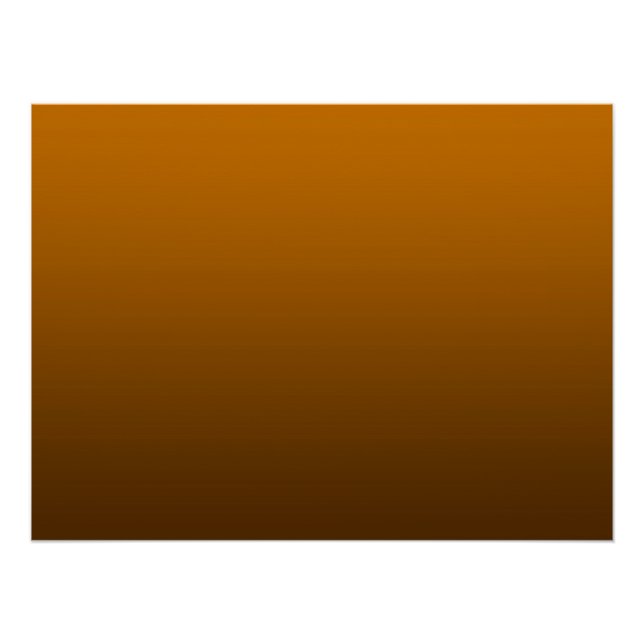 Gradient Orange - tief zu hell | Stimmungs-Hinterg Poster (Vorderseite)