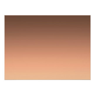 Gradient Peach - light to deep | Seasonal Moods | Poster