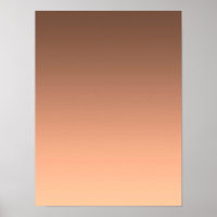 Gradient Pfirsich - hell bis tief | Saisonale Stim