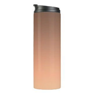 Gradient Pfirsich - hell bis tief | Saisonale Stim Thermosbecher