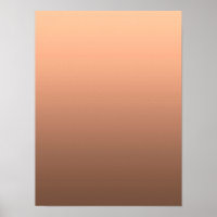 Gradient Pfirsich - tief zu hell | Saisonale Stimm