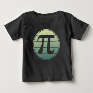 Gradient Pi-Symbol Pi-Tag Frohen Pi-Tag Mathe Baby T-shirt