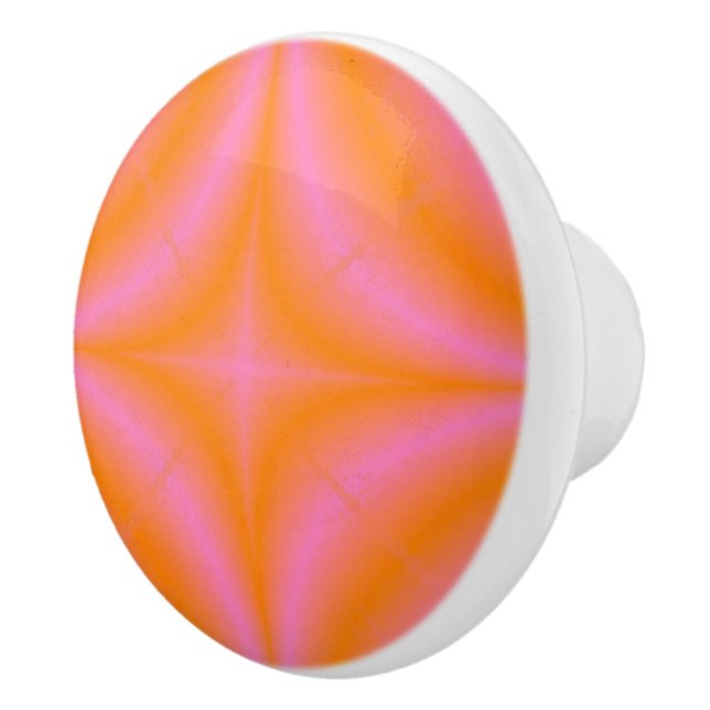 Gradient pink keramikknauf (Rechts)