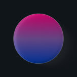 Gradient Pride Pattern: Bi Button<br><div class="desc">Ein Gefälle basierend auf der bisexuellen Stolz-Fahne. Ein stilvoller Weg,  um entweder Ihren eigenen Stolz auf Ihre Bisexualität zu zeigen oder Ihre Unterstützung für diejenigen,  die sich als bisexuell identifizieren.</div>
