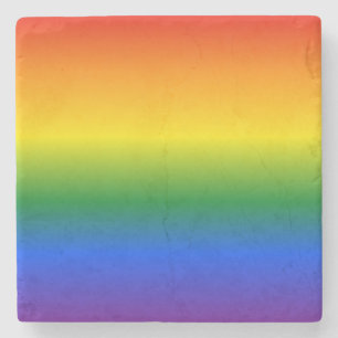 Gradient Pride Pattern: LGBTQIA+ Steinuntersetzer