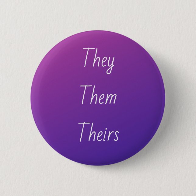 Gradient pronoun Button (Sie/sie/ihre) (Vorderseite)