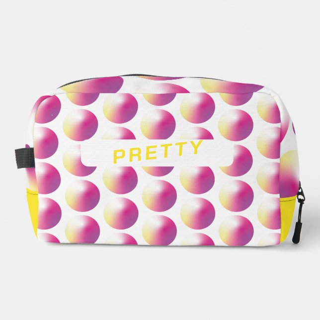 Gradient Punkte. Waschbeutel (Vorderseite)