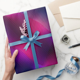 Gradient Purple Pink Fusion Dark Abstract Pattern Geschenkpapier