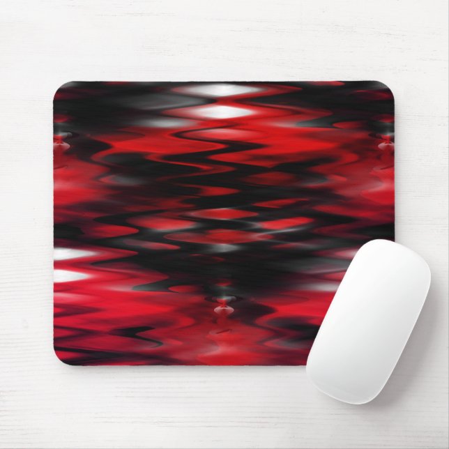 Gradient rot bis schwarz Fonds bilden abstrakte Zi Mousepad (Mit Mouse)