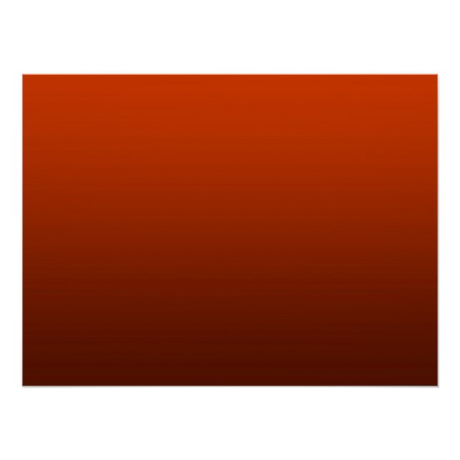 Gradient Rot - tief zu hell | Stimmungs-Hintergrun Poster (Vorderseite)