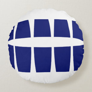 Gradient Round Pillow Rundes Kissen