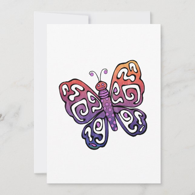 Gradient-Schmetterling-Clipart (Vorderseite)