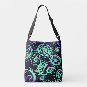 Gradient Seafoam Lila Druck Schultetasche Tragetaschen Mit Langen Trägern