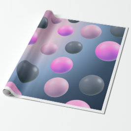 Gradient Spheres Delight Wrapping Paper Geschenkpapier