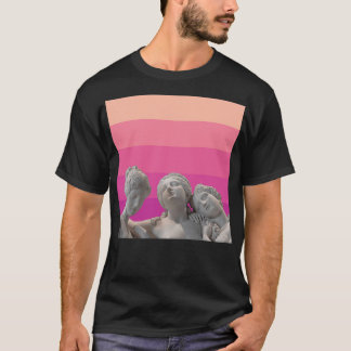 Gradient statue T-Shirt