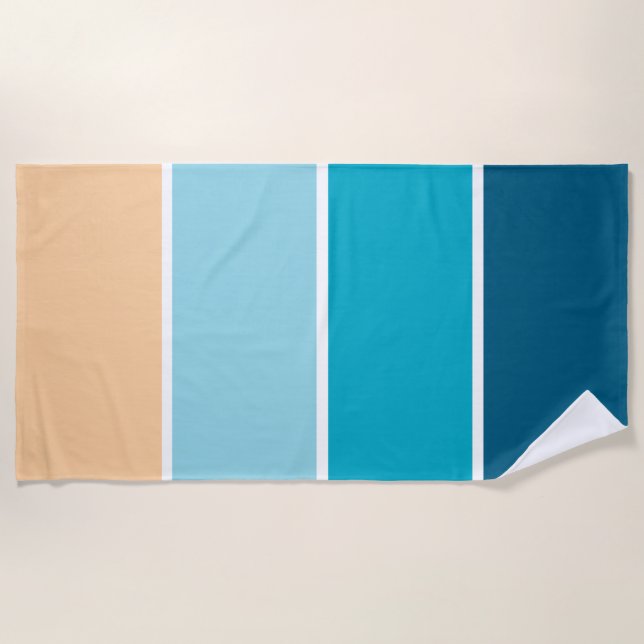 Gradient-Strandtuch Strandtuch (Vorderseite)
