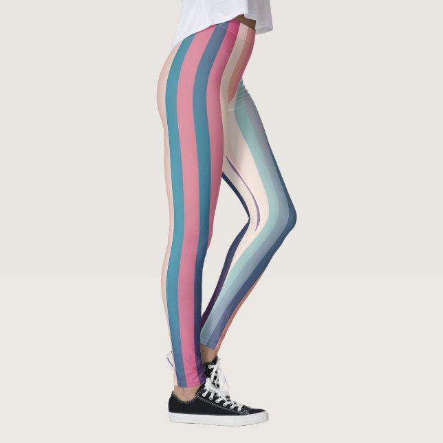 Gradient Stripes Leggings (Rechts)