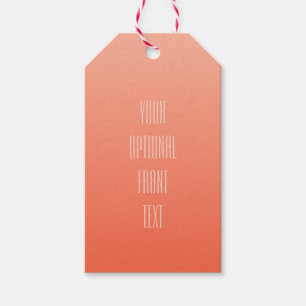 Gradient-Tags für benutzerdefinierte Textgeschenk Geschenkanhänger