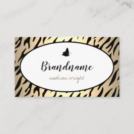 Gradient Tiger Minimal Print Hübsch Butterfly Visitenkarte