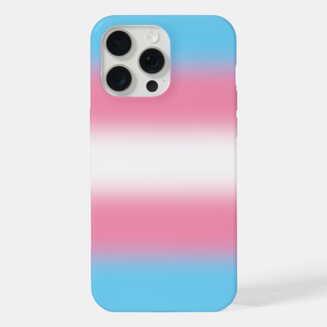 Gradient Transgender Prilag - Trans Flag iPhone Hülle (Rückseite)