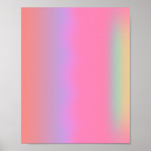 Gradient Tropical Sunrise Glow Poster