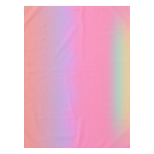 Gradient Tropical Sunrise Glow Tischdecke (Vorderseite)
