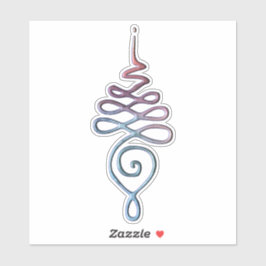 Gradient Unalome Aufkleber