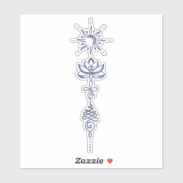 Gradient Unalome Group  Aufkleber