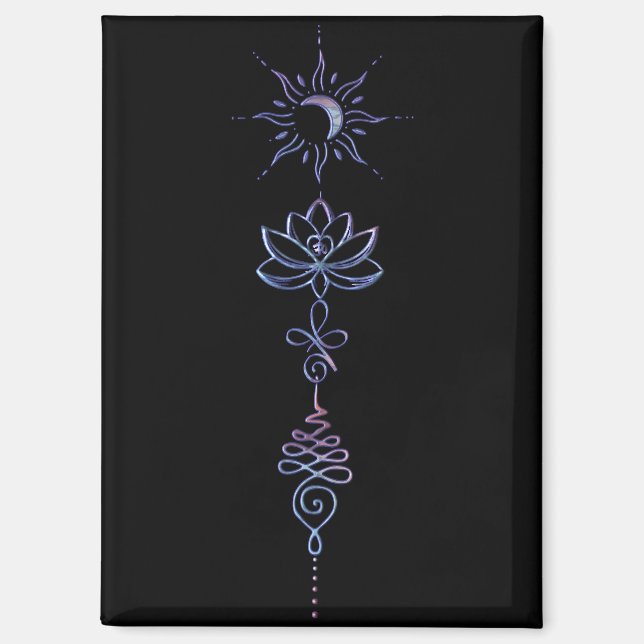 Gradient Unalome Group  Magnet (Vorderseite)