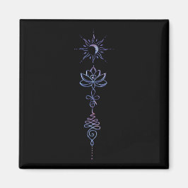 Gradient Unalome Group  Magnet