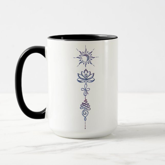 Gradient Unalome Gruppe  Tasse (Links)
