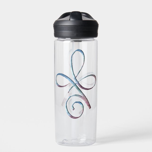 Gradient Unconditional Love Wasserflasche Trinkflasche (Vorderseite)