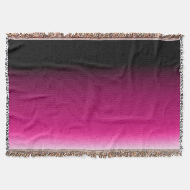 Gradient weiß rosa burgunder decke (Vorderseite)