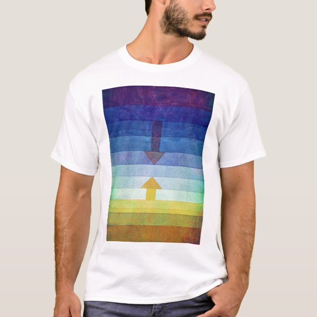 Gradient with Arrow, Paul Klee T-Shirt (Vorderseite)