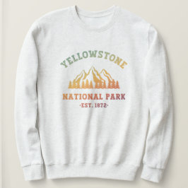 Gradient Yellowstone Nationalpark Val Corippo Sweatshirt