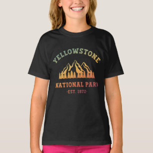 Gradient Yellowstone Nationalpark Val Corippo T-Shirt