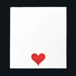 Gradienten ROTE LIEBE HERZ   Ihr Text und Ihre Ide Notizblock<br><div class="desc">Hübsch Hearts von EDDA Fröhlich / EDDArt | Glückliches Gefühl für Geschenke in der Liebe | Für weitere Produkte & Designs können Sie mich kontaktieren: contact@eddart.de oder schauen Sie hier: www.zazzle.com/prettypatternarts* und hier: www.zazzle.com/eddartshop* und hier: www.zazzle.de/eddartiful*</div>