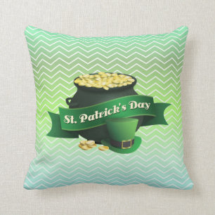 Gradienten-Zickzack-Chevron Kissen