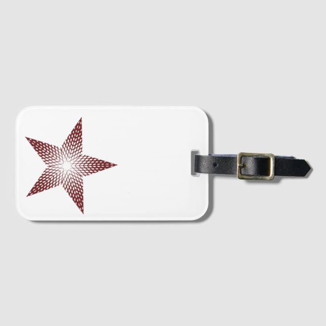Gradientendesign auf Gepäckanhänger (Vorderseite (Horizontal))