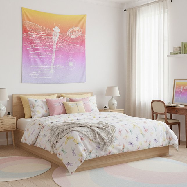 Gradientendragonfly Wandteppich (Von Creator hochgeladen)