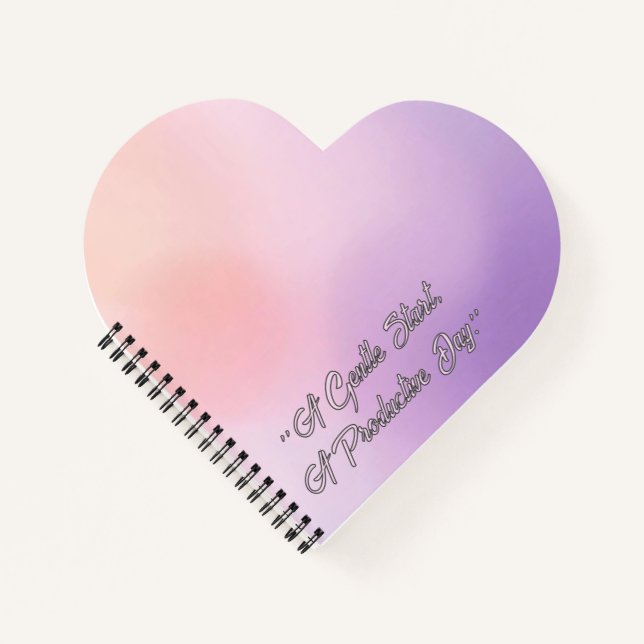 Gradientfeld - Moderne Cover-Art Notizbuch (Vorderseite)