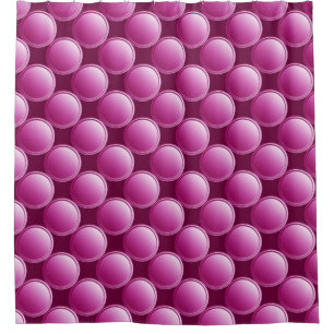 Gradients Dots - rosa Pflaume + Ihr Rücken. Idee Duschvorhang
