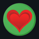 Gradients RED LIEBE HERZ   Ihr Backgr. Ideen Magnet<br><div class="desc">Hübsch Hearts von EDDA Fröhlich / EDDArt | Glückliches Gefühl für Geschenke in der Liebe | Für weitere Produkte & Designs können Sie mich kontaktieren: contact@eddart.de oder schauen Sie hier: www.zazzle.com/prettypatternarts* und hier: www.zazzle.com/eddartshop* und hier: www.zazzle.de/eddartiful*</div>