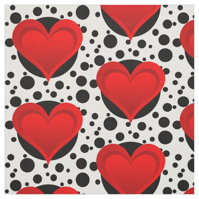 Gradients RED LIEBE HERZ + Ihr Backgr. Ideen Stoff (Muster)