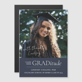 GRADitude Foto Magnet Abschluss Ankündigung