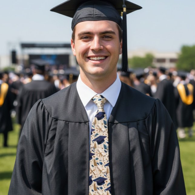 Grads Caps And Diplomas  Krawatte (Von Creator hochgeladen)