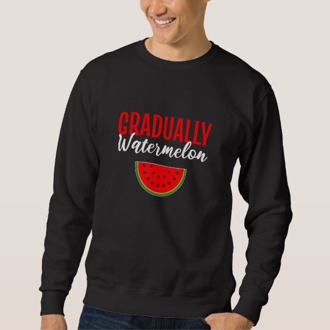 Graduale Watermelon Fruit Vendor Sweatshirt (Vorderseite)