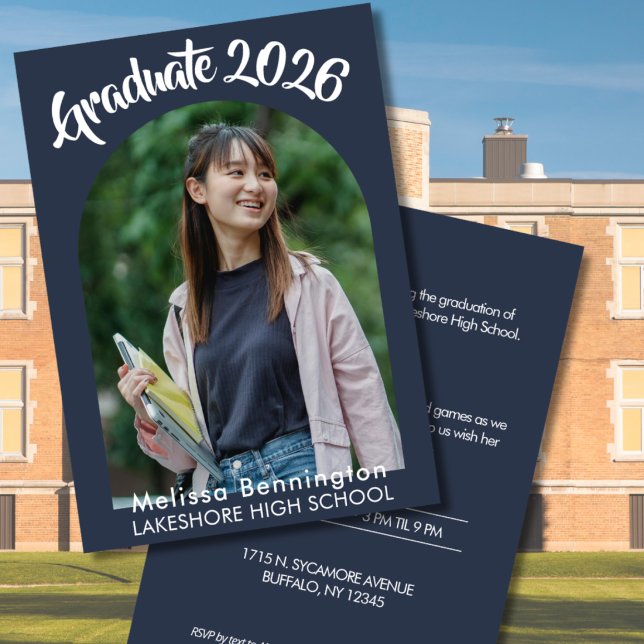 Graduate 2026 Party Invitation  Einladung (Von Creator hochgeladen)