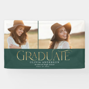 Graduate 2 Foto botanisches Grün Banner