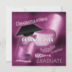 Graduate Abschluss Klasse Einladung